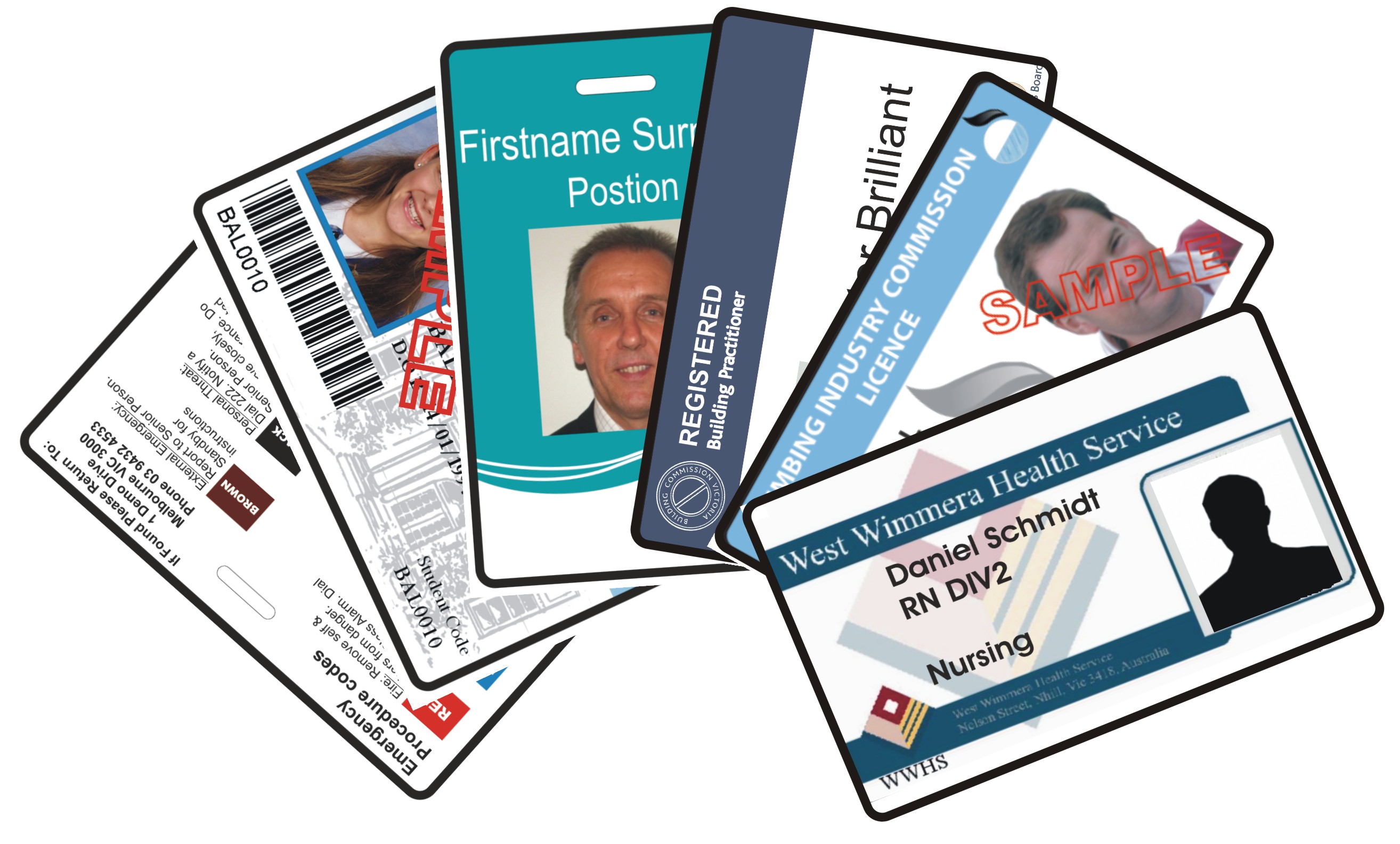 Short Run Photo ID Cards image