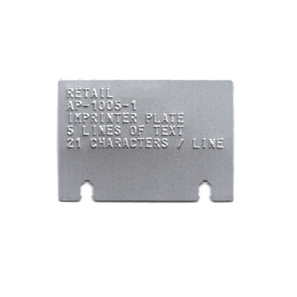 Addressograph Credit Card Imprinting Plate image